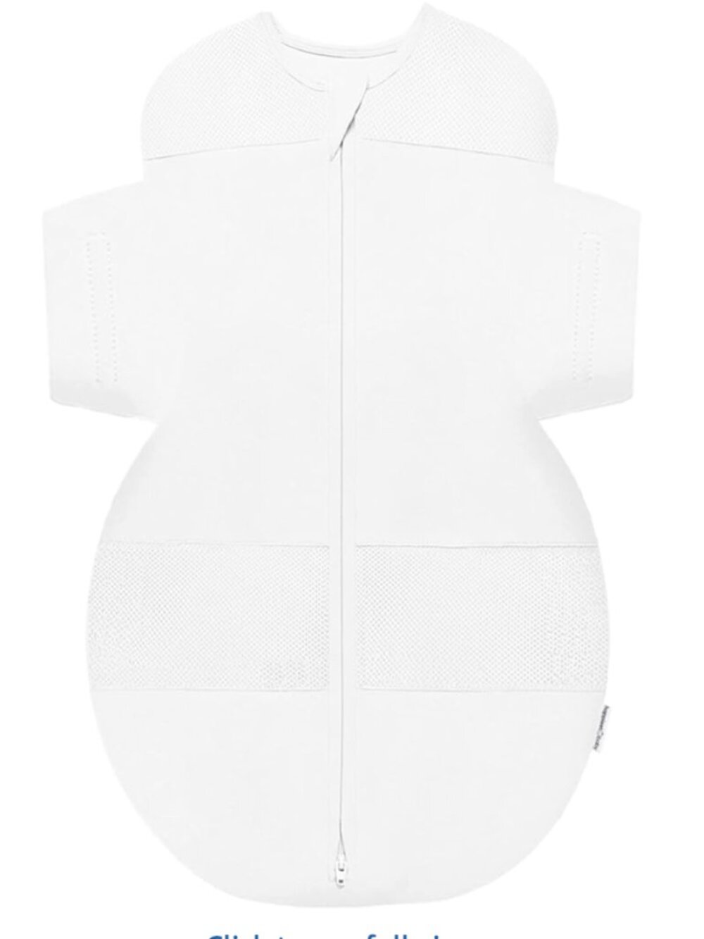 Happiest Baby SNOO bassinet Sleep Sack white Baby Swaddle Blanket size medium